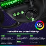 WESEARY Wireless Gaming Headset with RGB Lighting