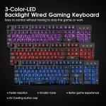 Rii RK108 Wired Gaming Keyboard and Mouse Set
