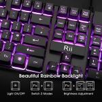 Rii RK108 Wired Gaming Keyboard and Mouse Set