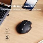 Uineer Rechargeable Wireless Mouse with Battery Display