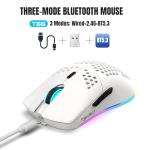 CROSS ZEBRA T66 Wireless Gaming Mouse - White