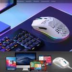 CROSS ZEBRA T66 Wireless Gaming Mouse - White