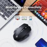 Uineer Multi-Device Bluetooth Wireless Gaming Mouse