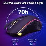 Redragon M914P Wireless Gaming Mouse with RGB