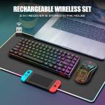 RedThunder K84 Wireless Gaming Keyboard and Mouse Combo