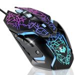 LuLabboard RGB Gaming Mouse with 6 Programmable Buttons