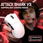 Attack Shark V3 Wireless Gaming Mouse - Lightweight Ergonomic