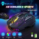 KUIYN X18 Wireless Gaming Mouse with RGB Lights