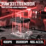 Attack Shark V3 Wireless Gaming Mouse - Lightweight Ergonomic