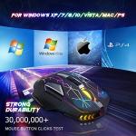 KUIYN X18 Wireless Gaming Mouse with RGB Lights