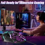 LuLabboard RGB Gaming Mouse with 6 Programmable Buttons