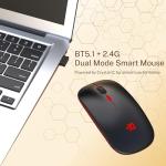 ECONOVA RGB Wireless Mouse – Ergonomic Silent Click