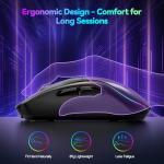 TECKNET Wireless Gaming Mouse - 24000 DPI, Ergonomic