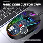 Lightweight Honeycomb Gaming Mouse – 7200 DPI RGB