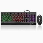 Rii RGB Gaming Keyboard and Mouse Set for Consoles
