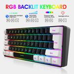 Snpurdiri 60% RGB Gaming Keyboard - Compact Design