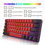 Snpurdiri Compact Mechanical Gaming Keyboard with RGB