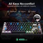 KOORUI RGB Mechanical Gaming Keyboard - Wired/Wireless