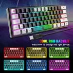 ZIYOU LANG K61 Compact RGB Mechanical Feel Keyboard