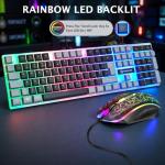 JUSTOP LED Gaming Keyboard and Mouse Set