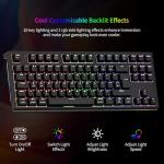 Compact RGB Mechanical Gaming Keyboard with USB-C