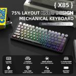 AJAZZ X85 Wireless Gaming Keyboard with RGB Lighting