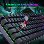Redragon RGB Mechanical Gaming Keyboard with 105 Keys