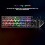 Compact RGB Mechanical Gaming Keyboard with USB-C