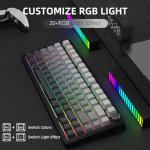 AJAZZ X85 Wireless Gaming Keyboard with RGB Lighting