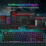 Redragon RGB Mechanical Gaming Keyboard with 105 Keys