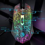 JUSTOP LED Gaming Keyboard and Mouse Set