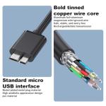 USB 3.0 A to Micro B Hard Drive Cable 50cm