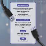 TechMax 3.0 USB A to Micro B Cable (50cm)