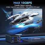 Cenmate USB 3.2 Hard Drive Enclosure with Fan