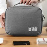Compact Travel Cable Organizer Bag for Gadgets