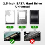 USB 3.0 Tool-Free 2.5" Hard Drive Enclosure