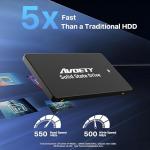 AVOETY 256GB 2.5" SATA SSD for Gaming Laptops