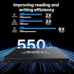 AVOETY 256GB 2.5" SATA SSD for Gaming Laptops