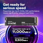 Crucial P510 1TB NVMe SSD for Gaming Laptops