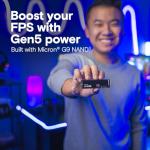 Crucial P510 1TB NVMe SSD for Gaming Laptops