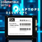 120GB SATA III SSD for Laptop and Desktop