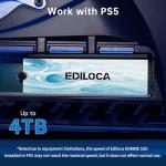 Ediloca 1TB NVMe M.2 SSD - 7100MB/s Speed