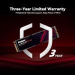 KingSpec 512GB M.2 NVMe SSD with 5000MB/s Speed