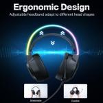 ONITOON Cat Ear Gaming Headset with Microphone