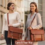 Authentic Leather Gaming Laptop Messenger Bags: ALASKA EXPORTS