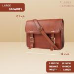 Authentic Leather Gaming Laptop Messenger Bags: ALASKA EXPORTS