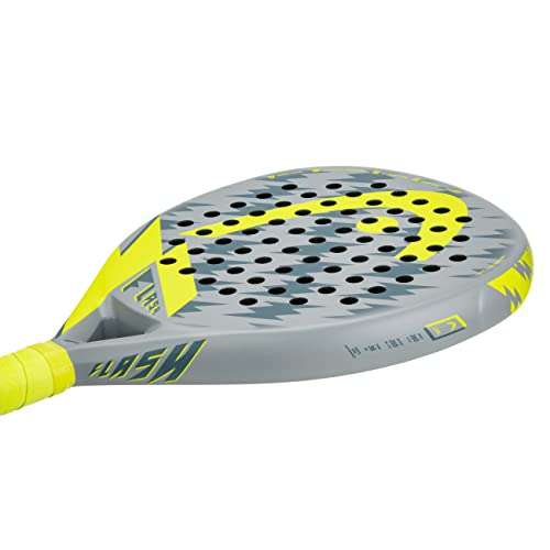 HEAD Flash Padel/Pop Tennis Paddle - Grey/Yellow