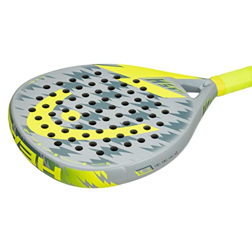 HEAD Flash Padel/Pop Tennis Paddle - Grey/Yellow