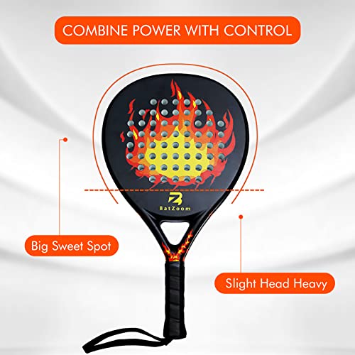 BatZoom Padel Tennis Racket with Bag