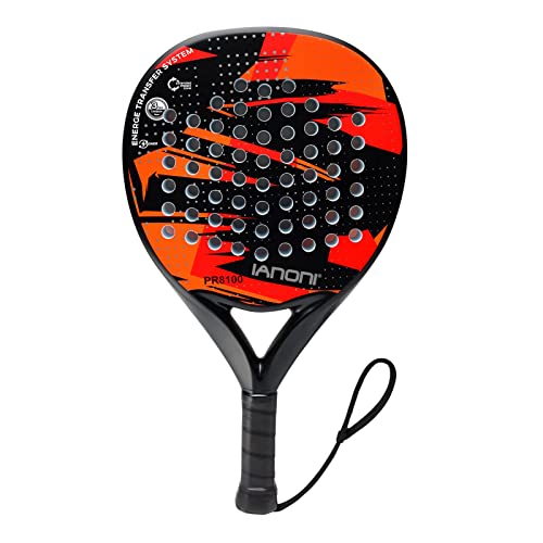 IANONI Carbon Fiber Padel Tennis Racquet (RED)